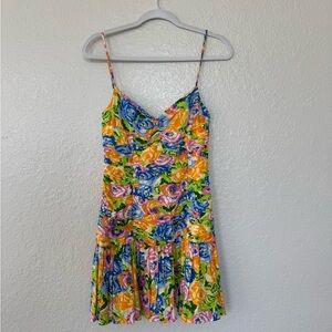 ZARA Multicolor Floral Mini Dress